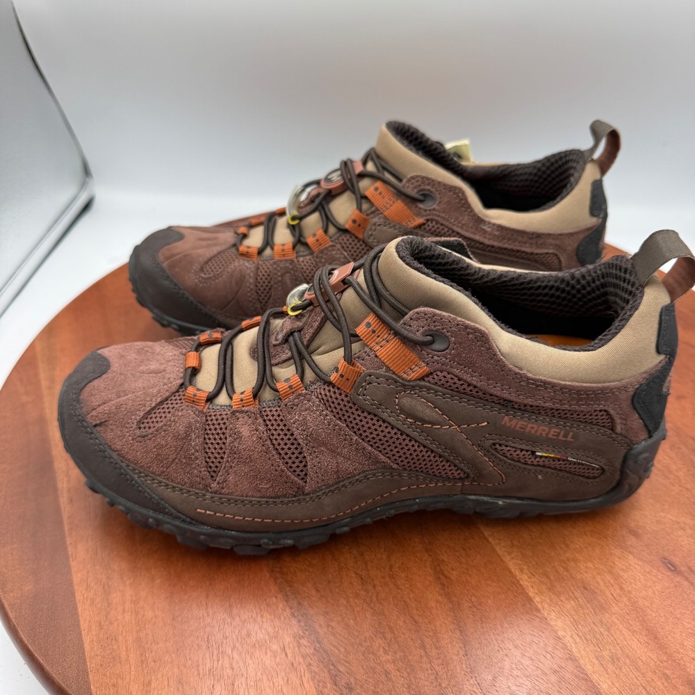 Merrell Chameleon Arc Stretch Womens 8.5 Hiking Shoes Brown Orange J87804 NWT